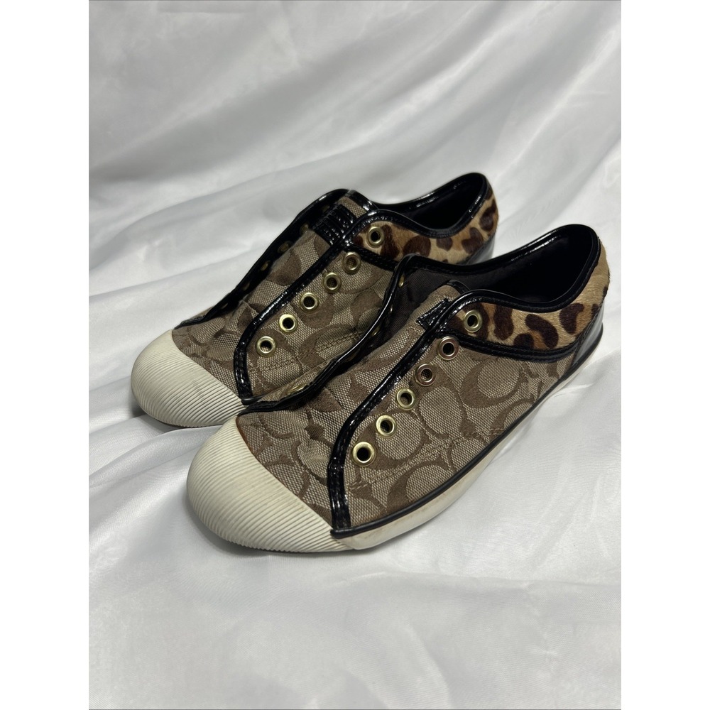 Coach‎ Sneakers- Zorra Signature Leopard Sneakers Size 6.5B